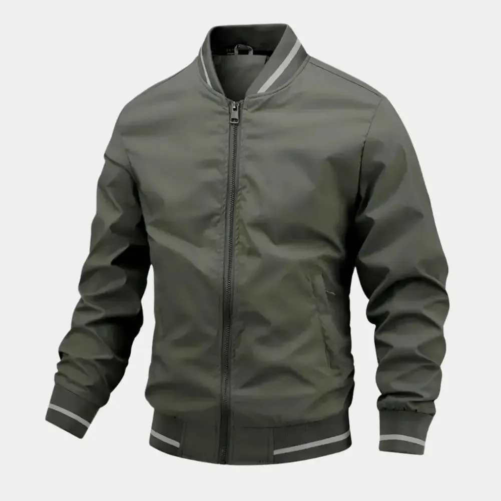 Casual Bomber Jacket - Cross & Crown