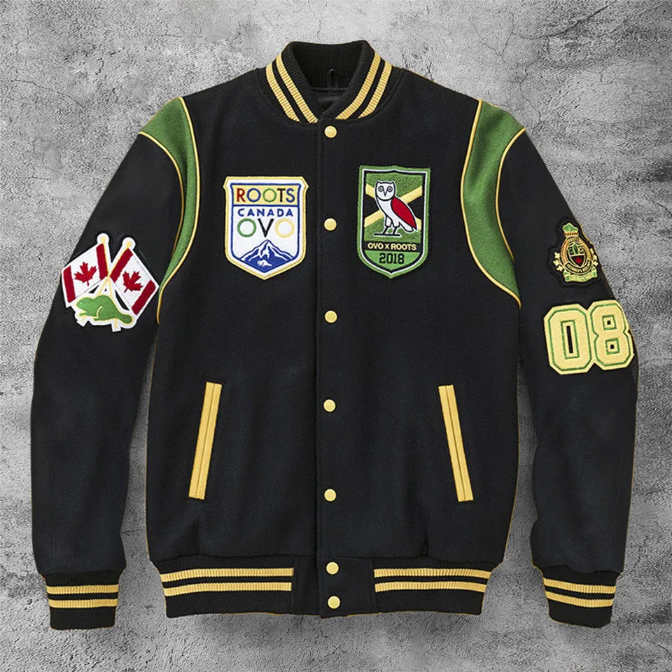 Casual owl No. 81 baseball jacket