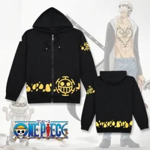 One Piece Trafalgar Law Costume Cosplay Jacket Hoodie